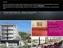 Tablet Screenshot of hoteldellenazioni.it
